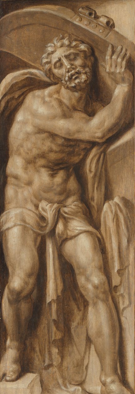 Samson nesoucí bránu Gazy Samson nese brány Gazy od Maarten van Heemskerck
