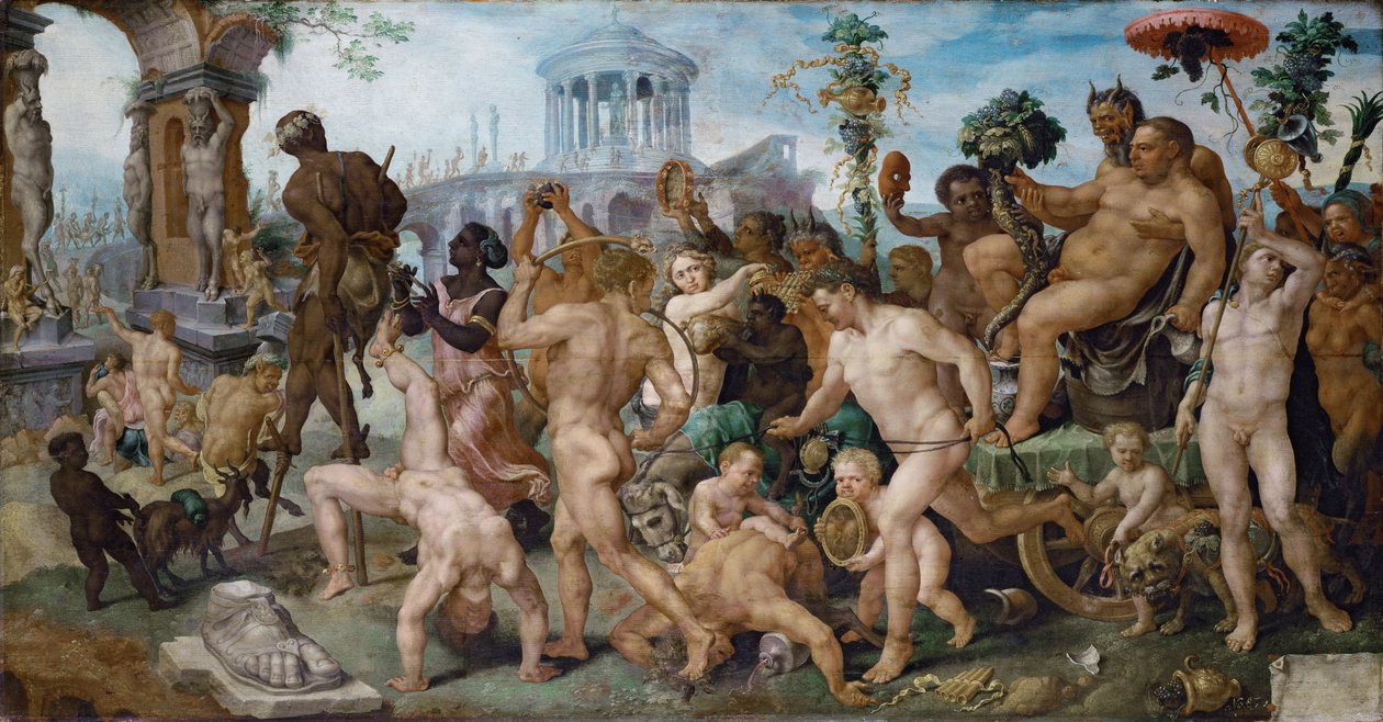 Triumfální průvod Bakcha od Maarten van Heemskerck