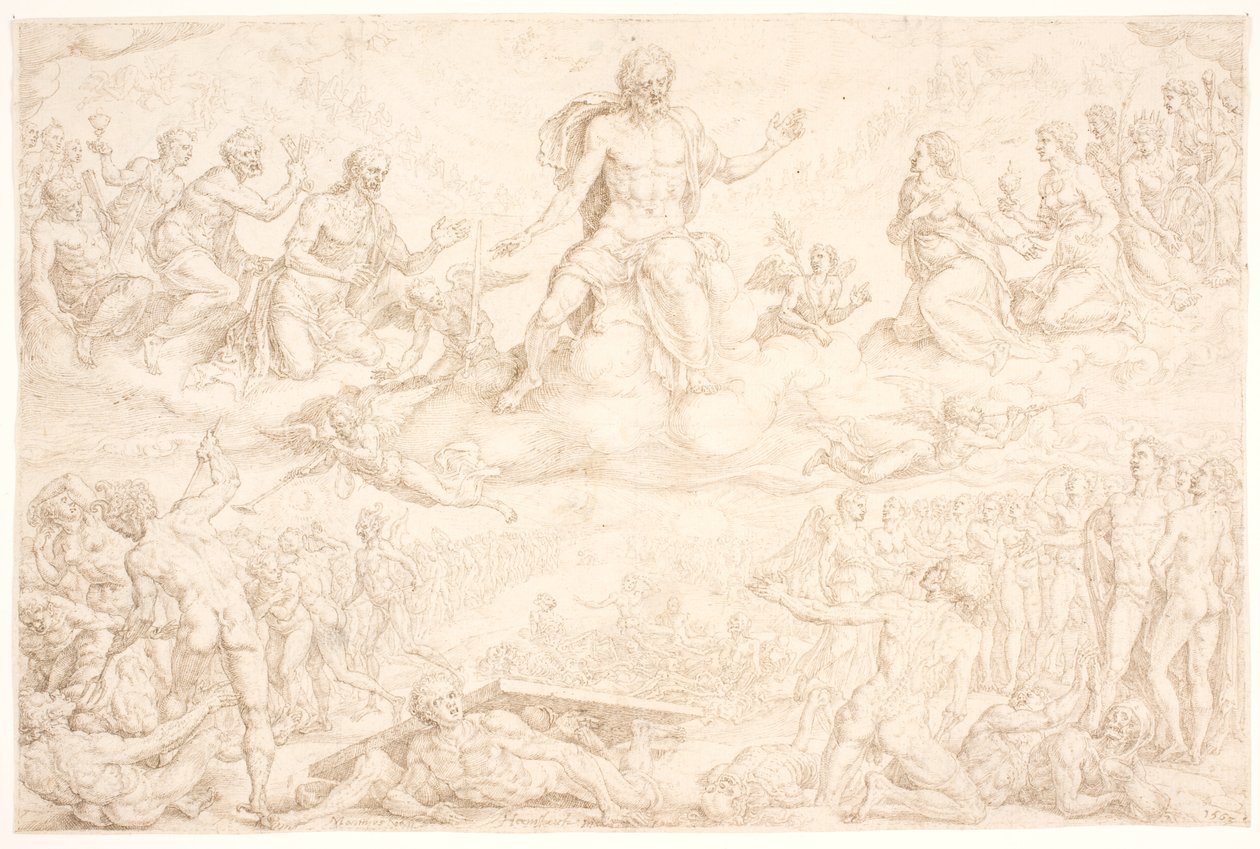 Poslední soud od Maarten van Heemskerck