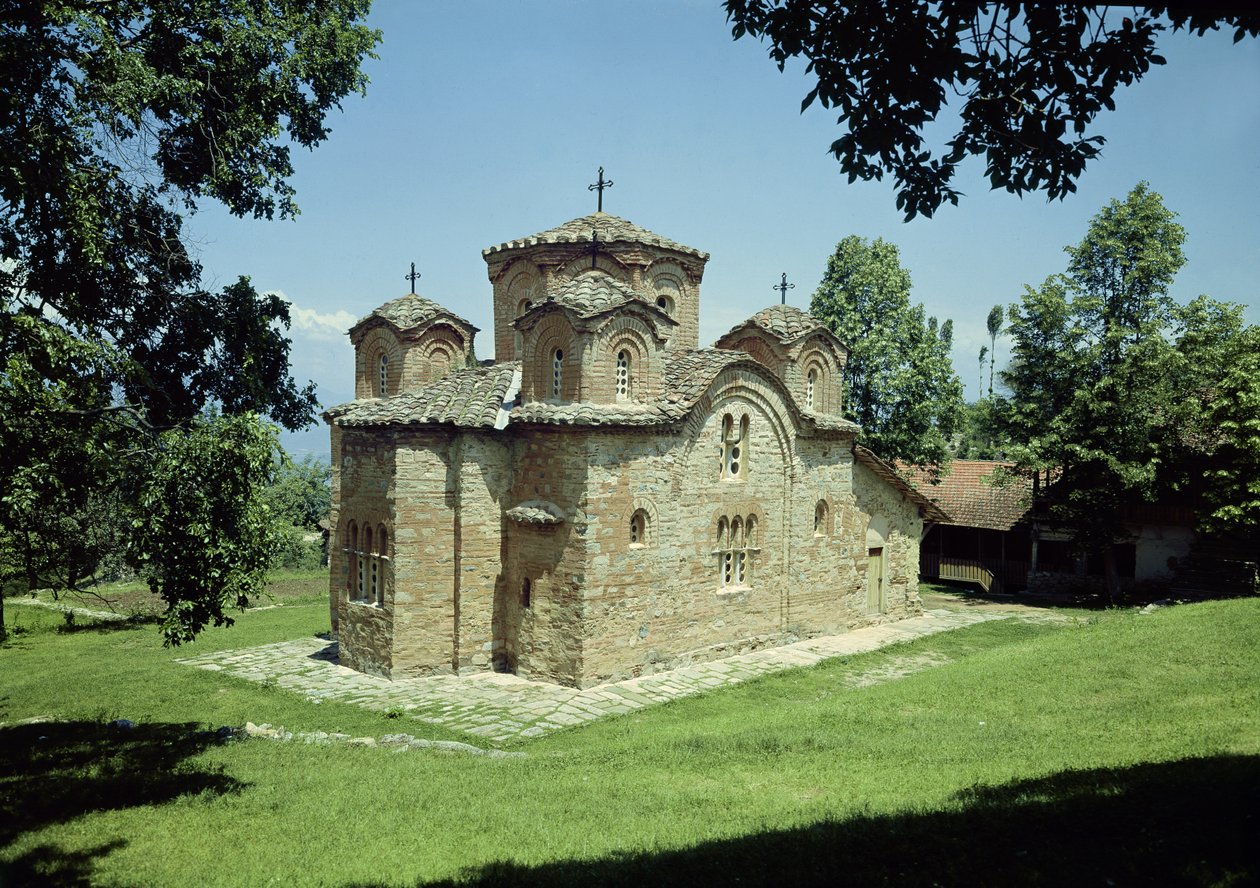Klášterní kostel sv. Pantaleimona, postavený kolem roku 1164 od Macedonian School