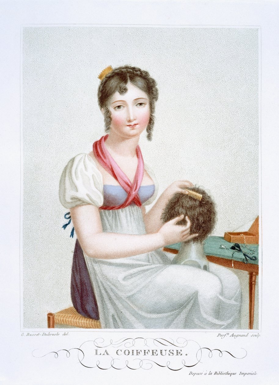 Kadeřník, kolem roku 1816 od Madame G. Busset Dubruste