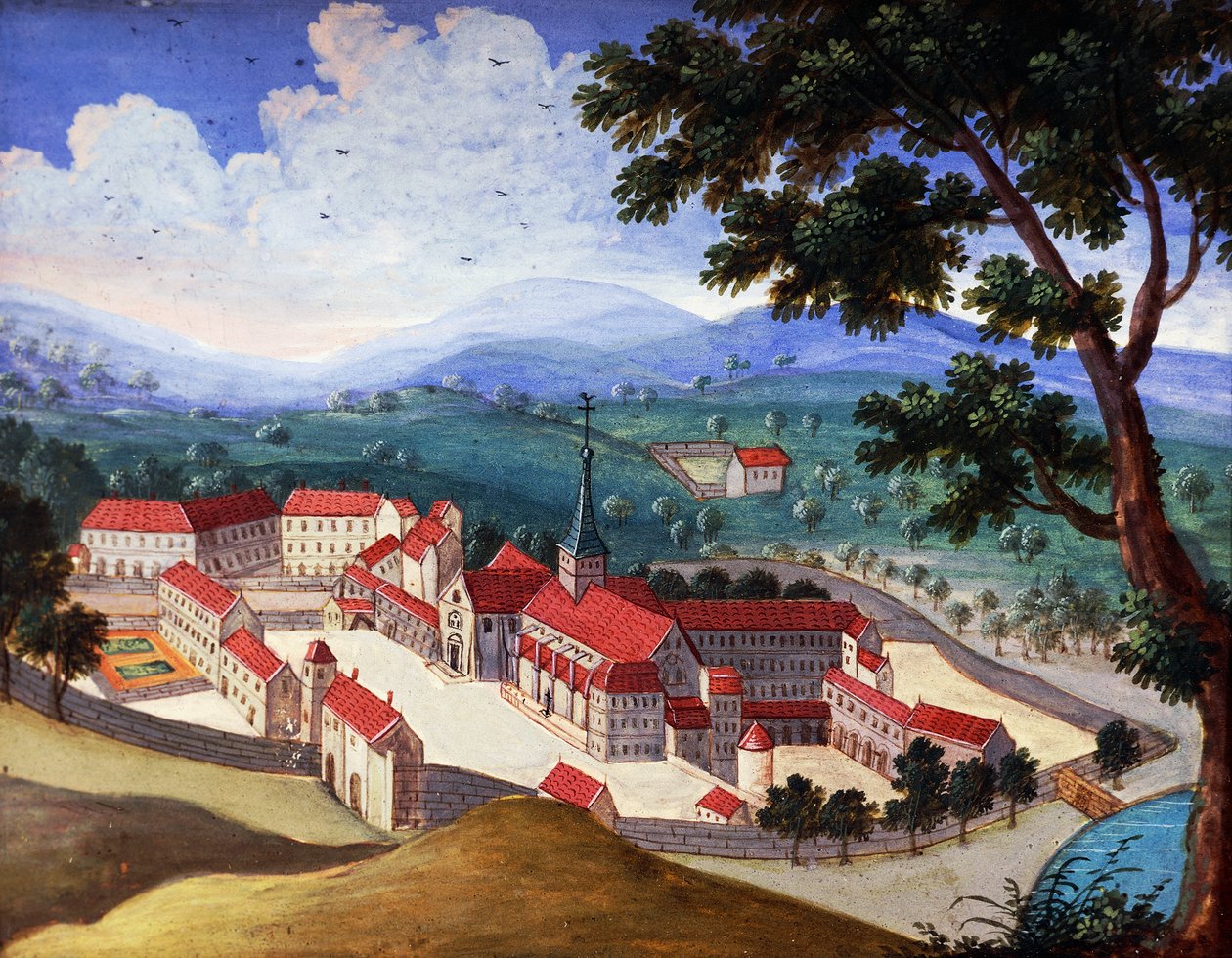 Opatství Port-Royal-des-Champs od Madeleine (attr. to) Boullogne