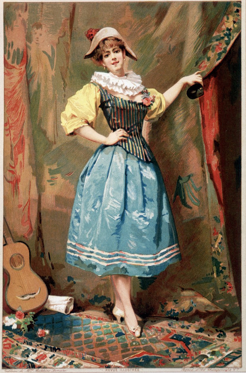Kostým (Žena s kytarou), sd. 19 od Madeleine Lemaire