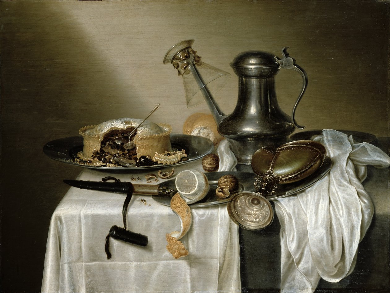 Lanýžový koláč, 1644 od Maerten Boelema de Stomme