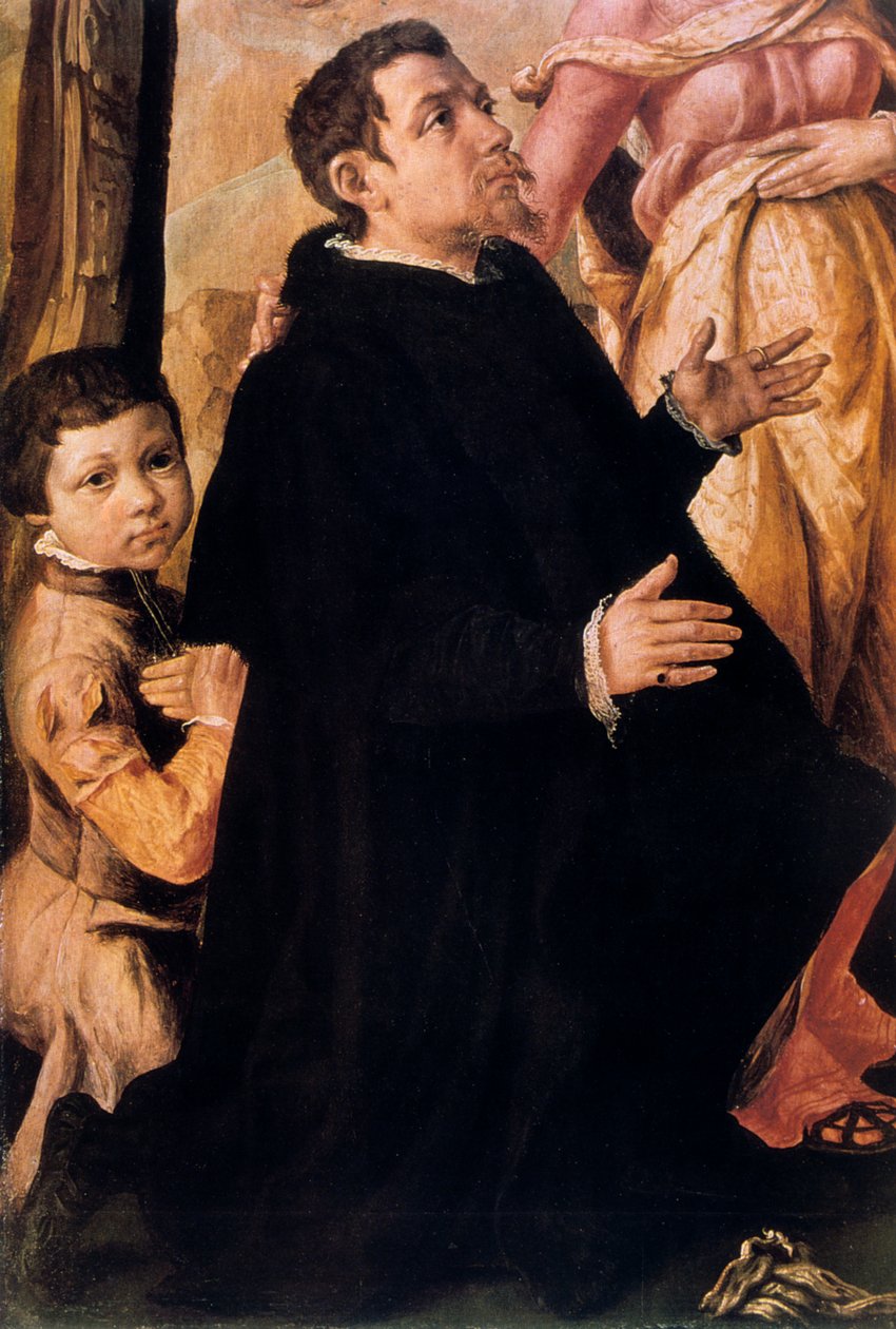 Kalvárie, detail, 1545-1550 od Maerten van Heemskerck