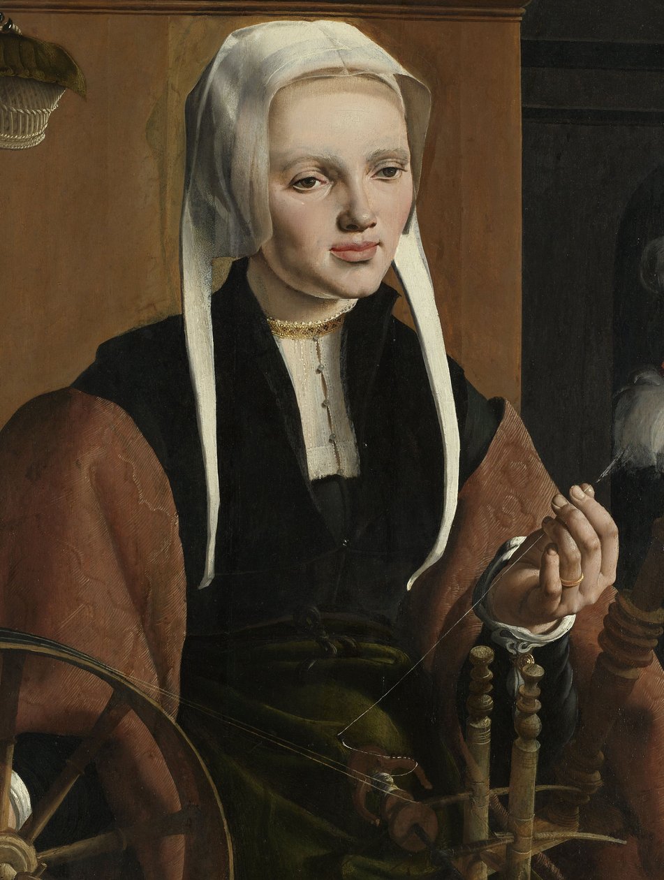 Portrét ženy, možná Anna Codde, 1529 od Maerten van Heemskerck
