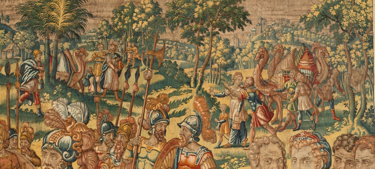 Příběh Gideona, soudce a válečníka Hebrejů, konec 16. století (tapisérie) od Maerten van Heemskerck