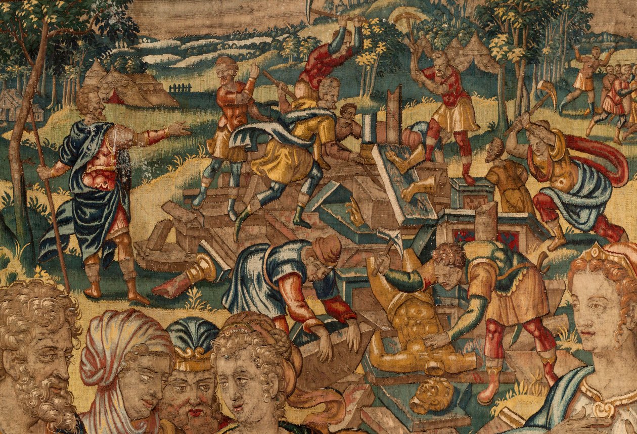 Příběh Gideona, konec 16. století (hedvábí a vlna) od Maerten van Heemskerck