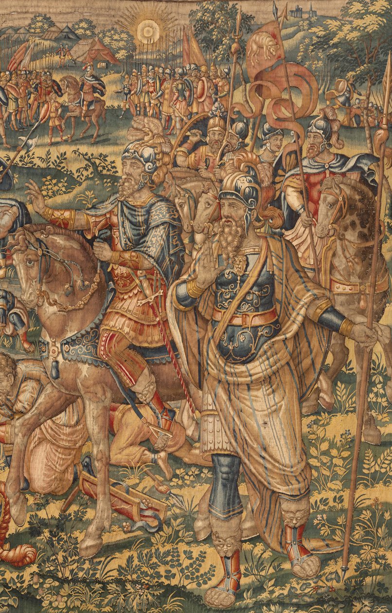 Příběh Gideona, konec 16. století (hedvábí a vlna) od Maerten van Heemskerck