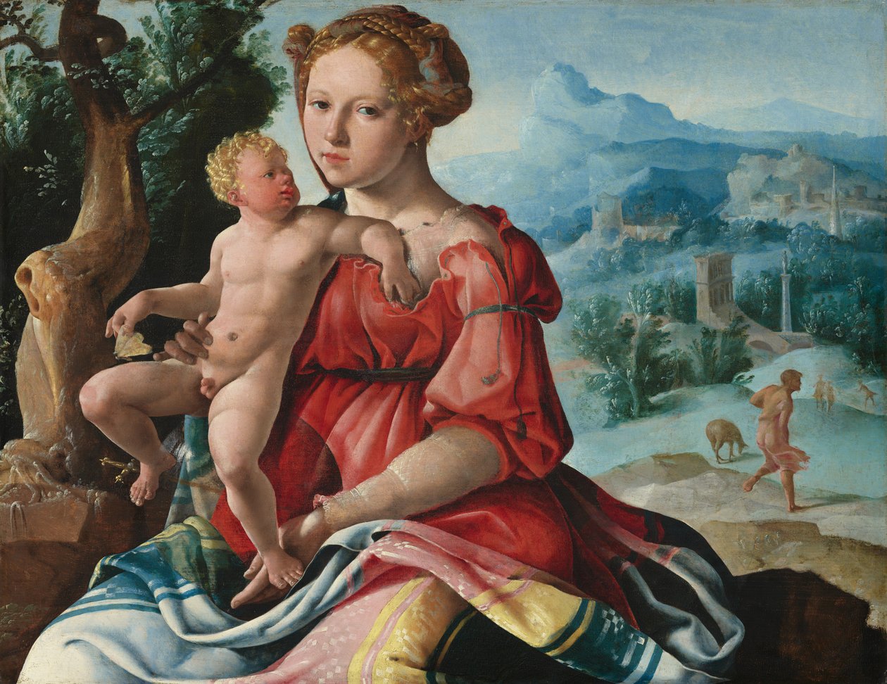 Odpočinek na útěku do Egypta od Maerten van Heemskerck