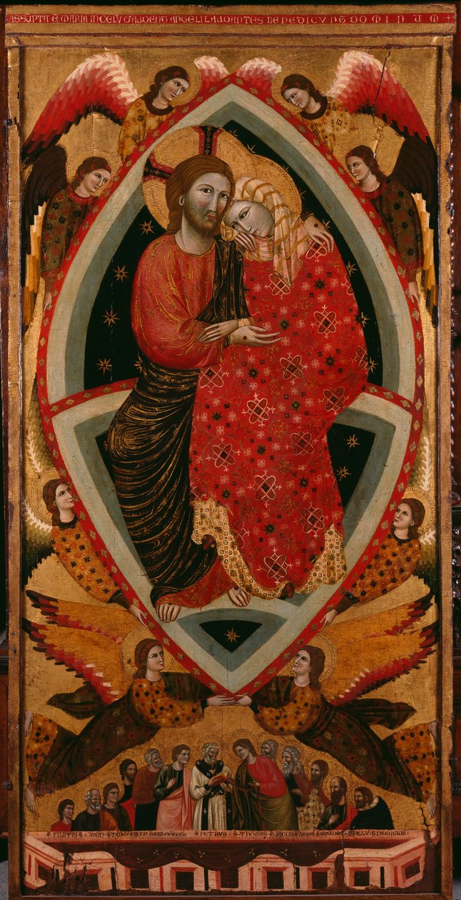 Tryptic of the Virgin, centrální panel (viz také 279476 a 279478) od Maestro di Cesi