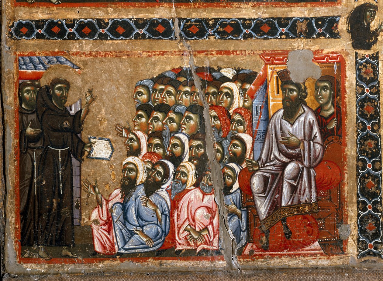 Historie života svatého Františka z oltářního obrazu San Francesco d
