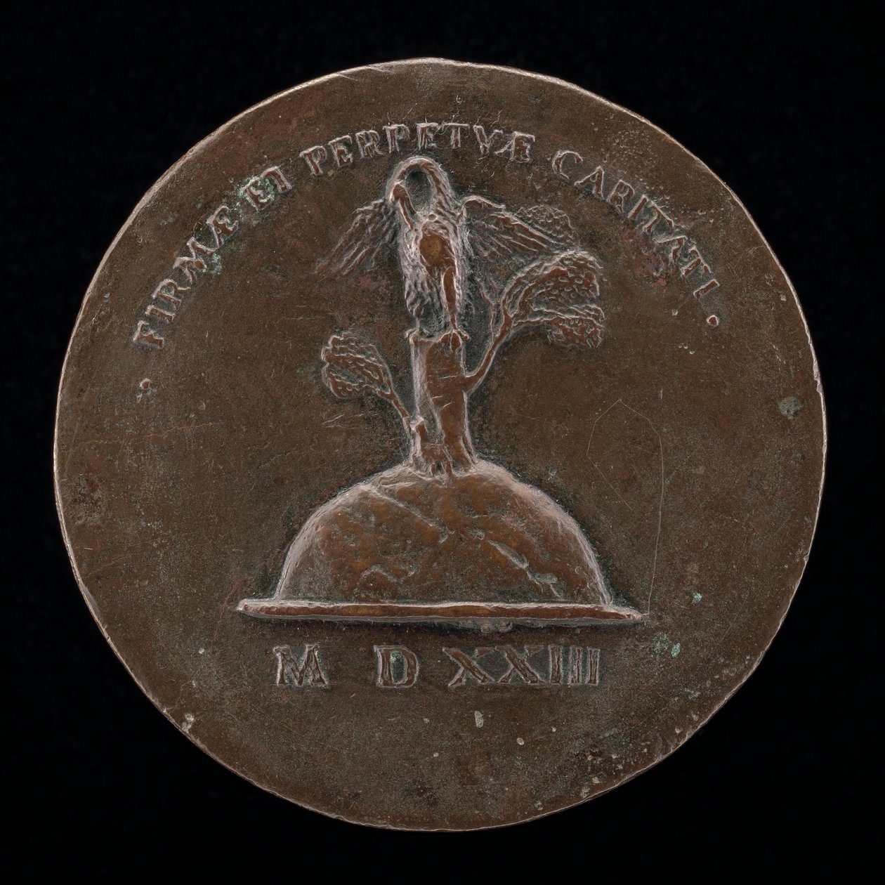 Pelikán v její zbožnosti [reverse], 1523. od Maffeo Olivieri