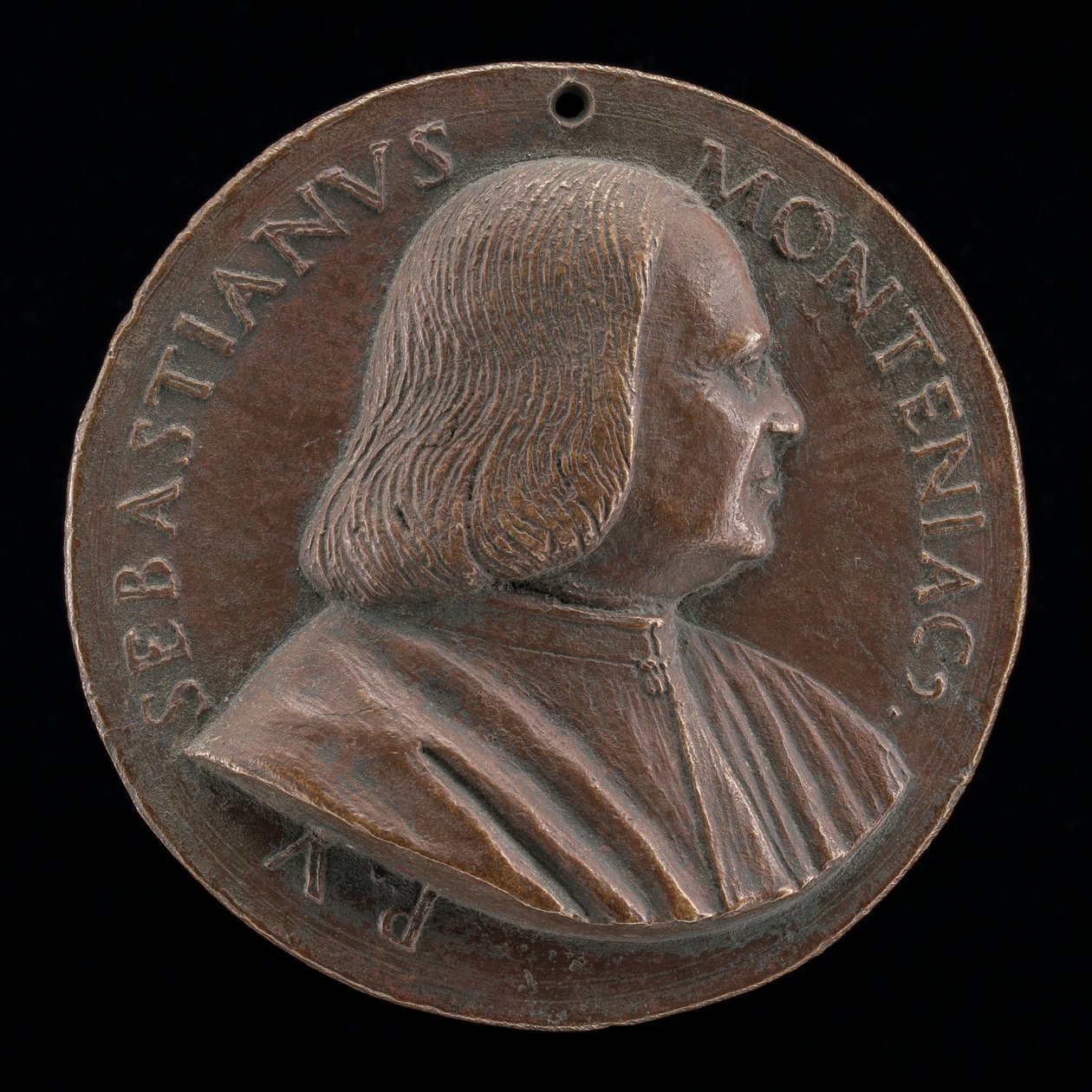 Sebastiano Montagnacco, zemřel 1540, benátský patricij [avers], 15201530. od Maffeo Olivieri