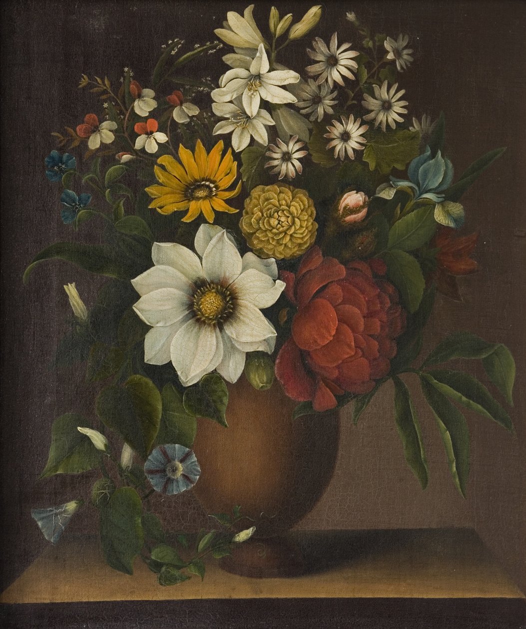 Váza s květinami od Magdalene Margrethe Bärens