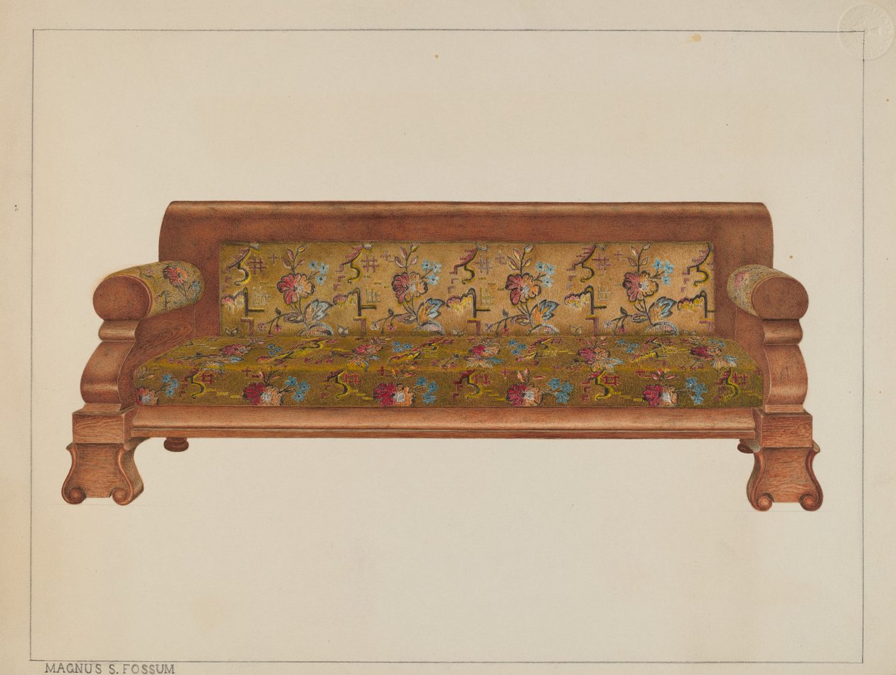 High Back Lounge, c. 1938. od Magnus S. Fossum