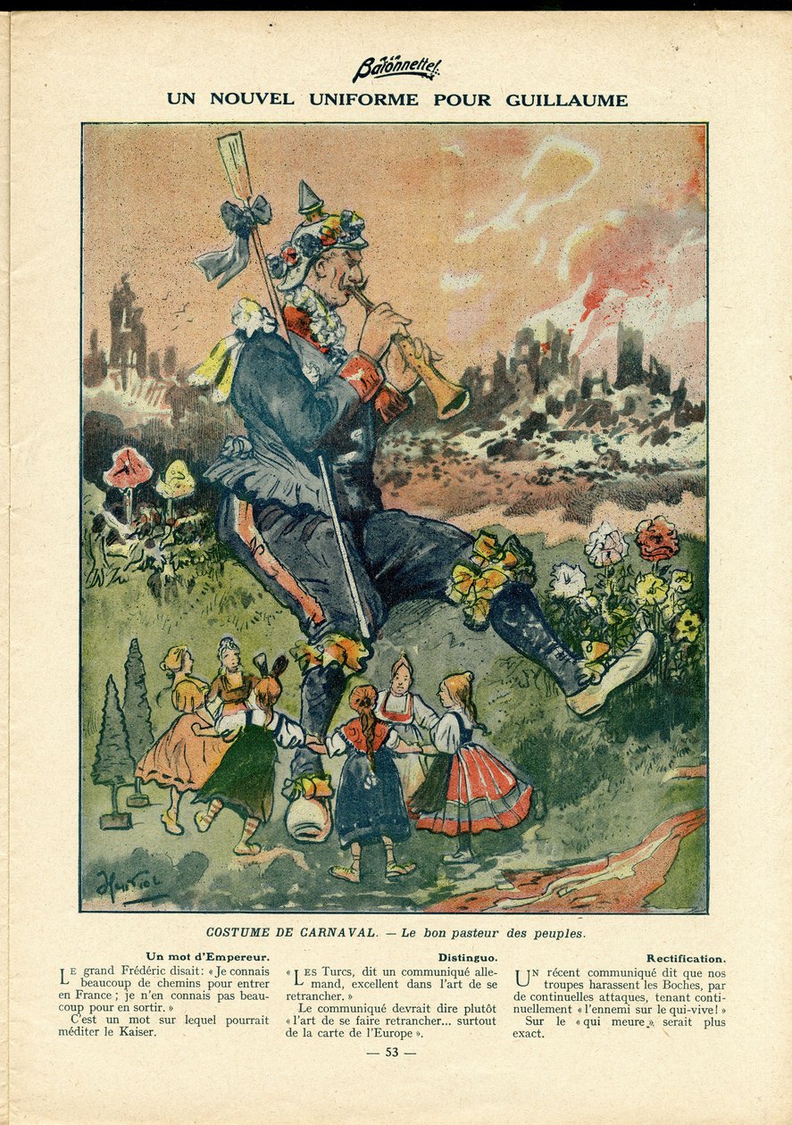 La Baionnette, Satirický v barvách od Henri Maigrot