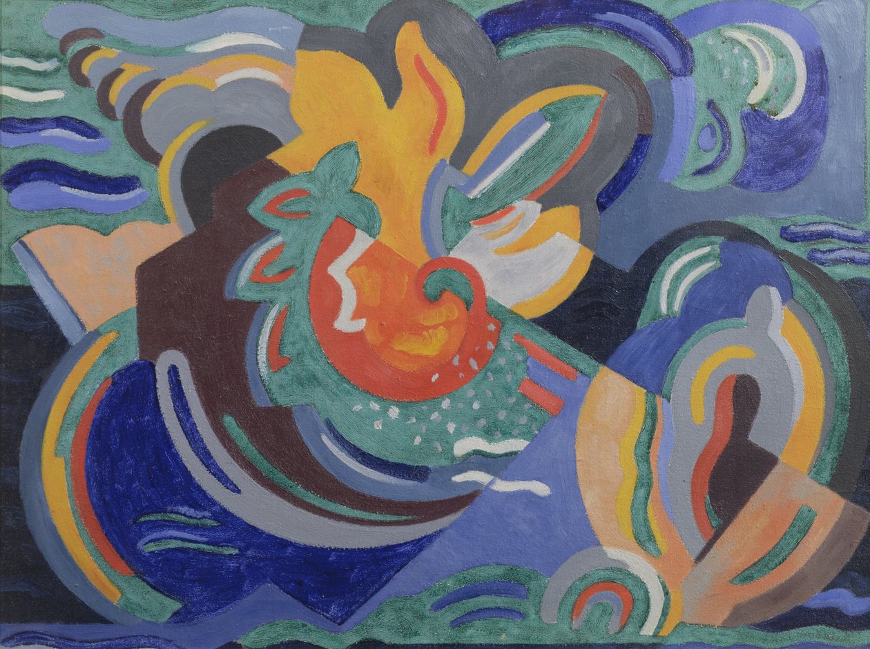 Květinová farma, 1937 od Mainie Jellett