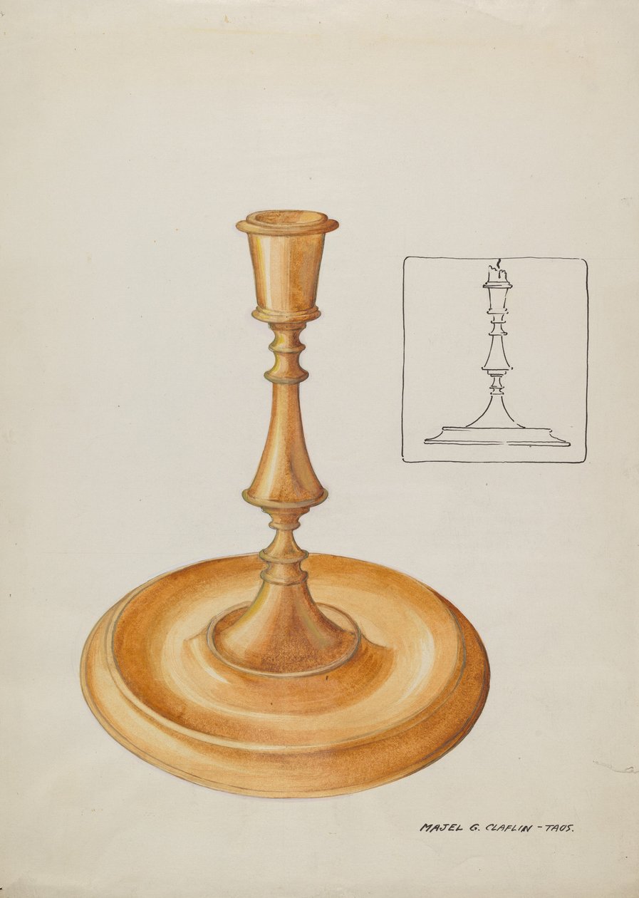 Svícen od Majel G. Claflin