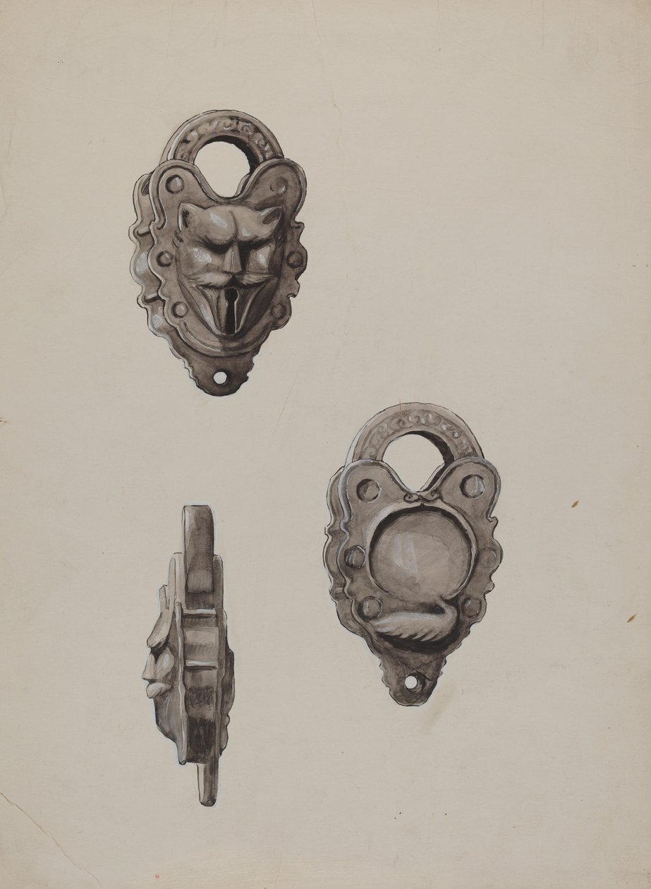 Železný zámek, c. 1937. od Majel G. Claflin