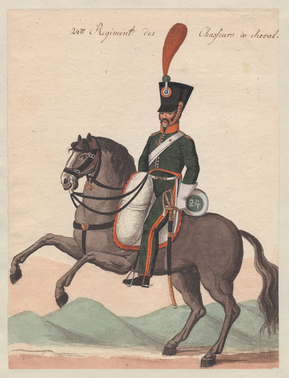 Voják 24. pluku jízdních lovců od Major Otto from Baden