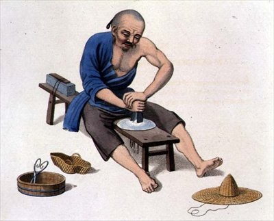 An Old Man Polishing Crystals, deska 55 z 