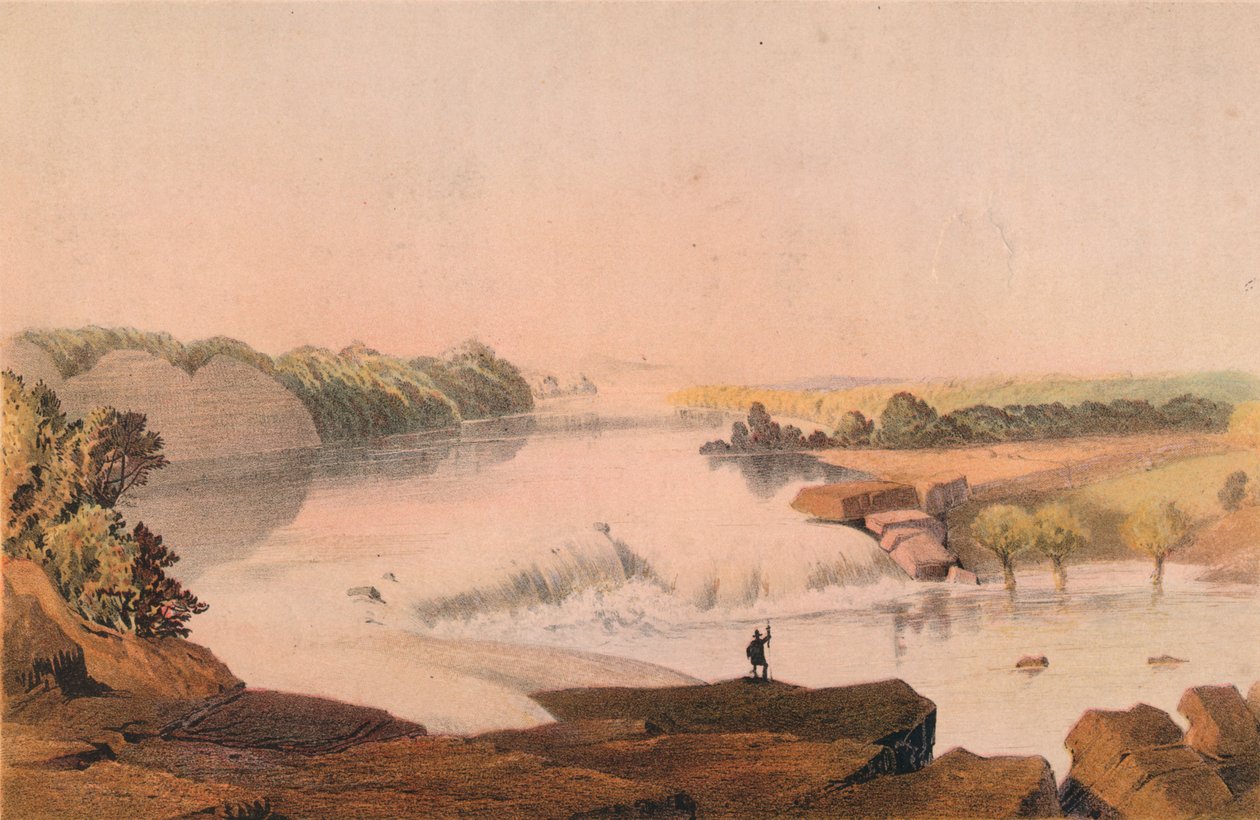Vodopády Rio Salado, 1857-1859. od Major and Knapp Sarony