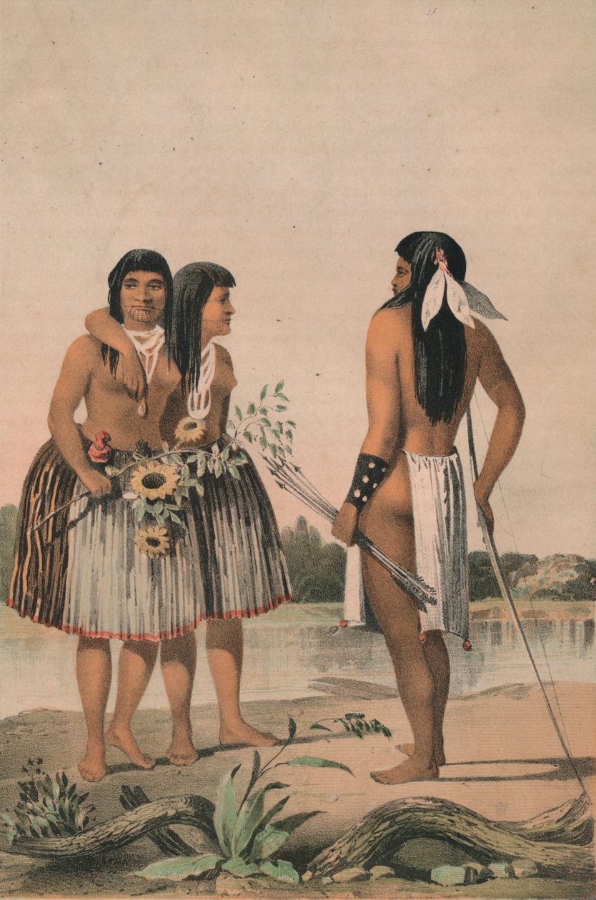 Yumas, c1850. od Major and Knapp Sarony