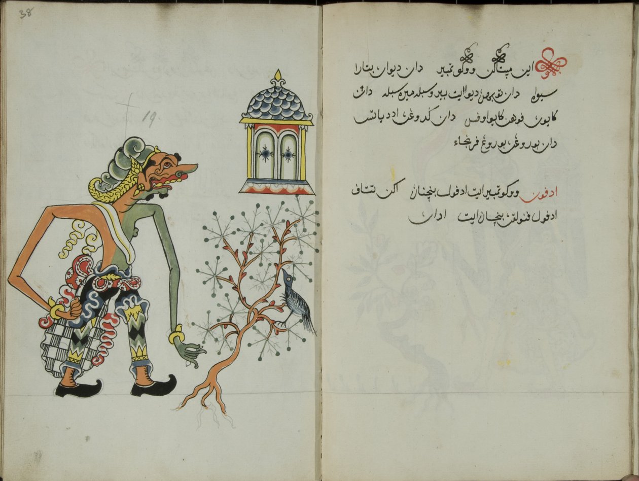 Kurkuma Java, MS 41 s. 38, obrázek 19, 1830 od Malay Malay