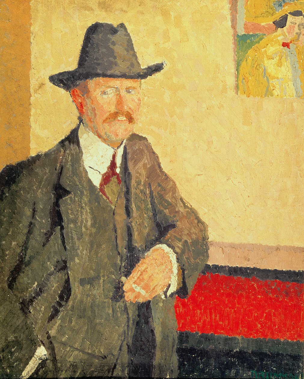 Portrét Charlese Ginnera, kolem roku 1911 od Malcolm Drummond