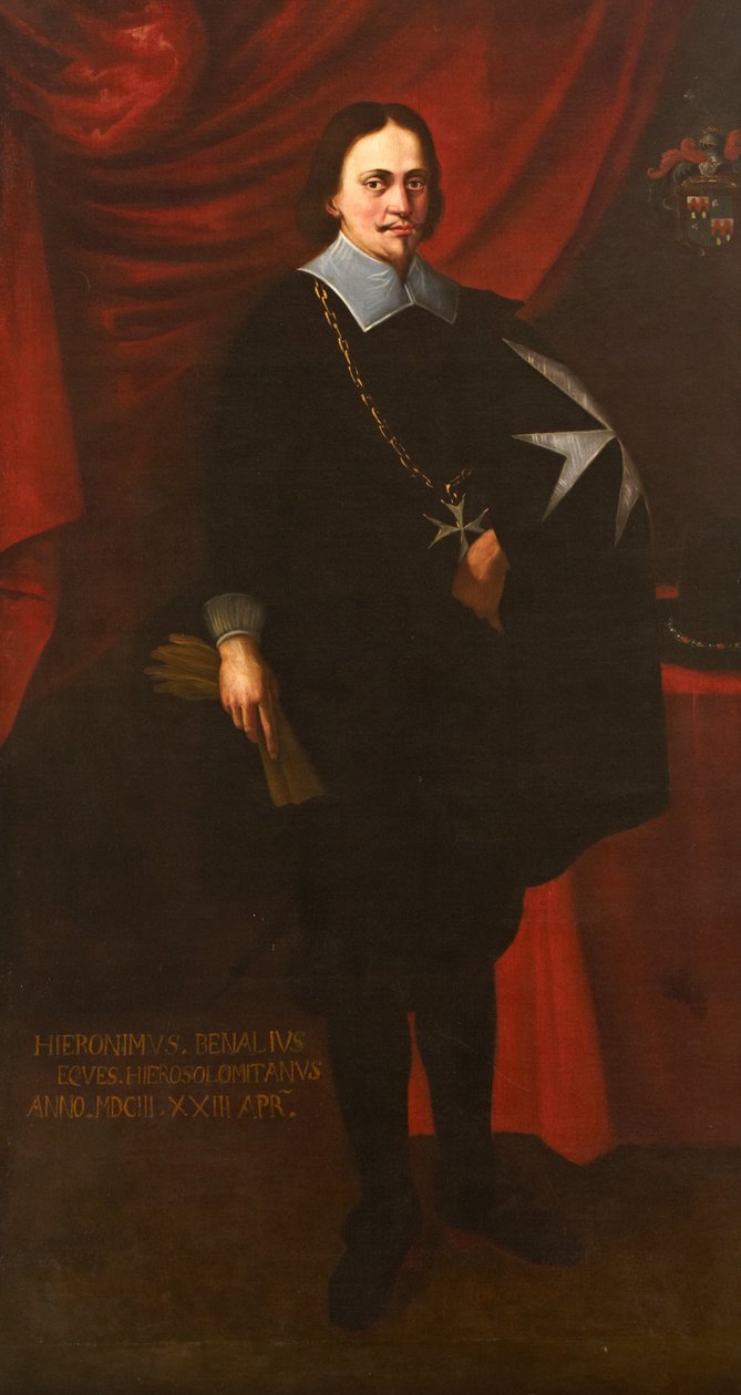 Heironimus Benalius-Girolamo Benaglio z Bergama, 1603 od Maltese School