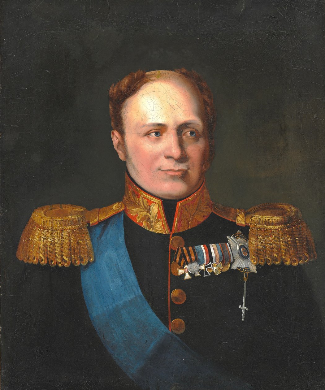 Portrét ruského cara Alexandra I. od Manner of George Dawe