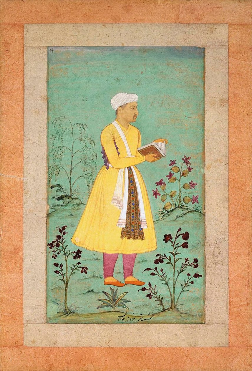 Portrét Nakib Khan, počátek 17. století. od Manohar