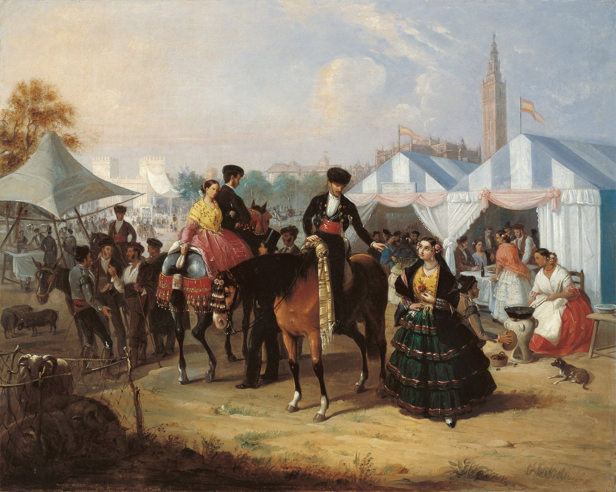 Na sevillském veletrhu od Manuel Cabral y Aguado Bejarano