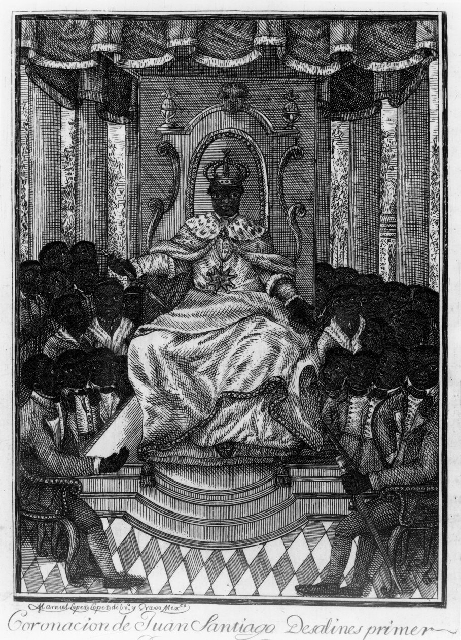 Jean-Jacques Dessalines, císař Haiti, 1806 od Manuel Lopez