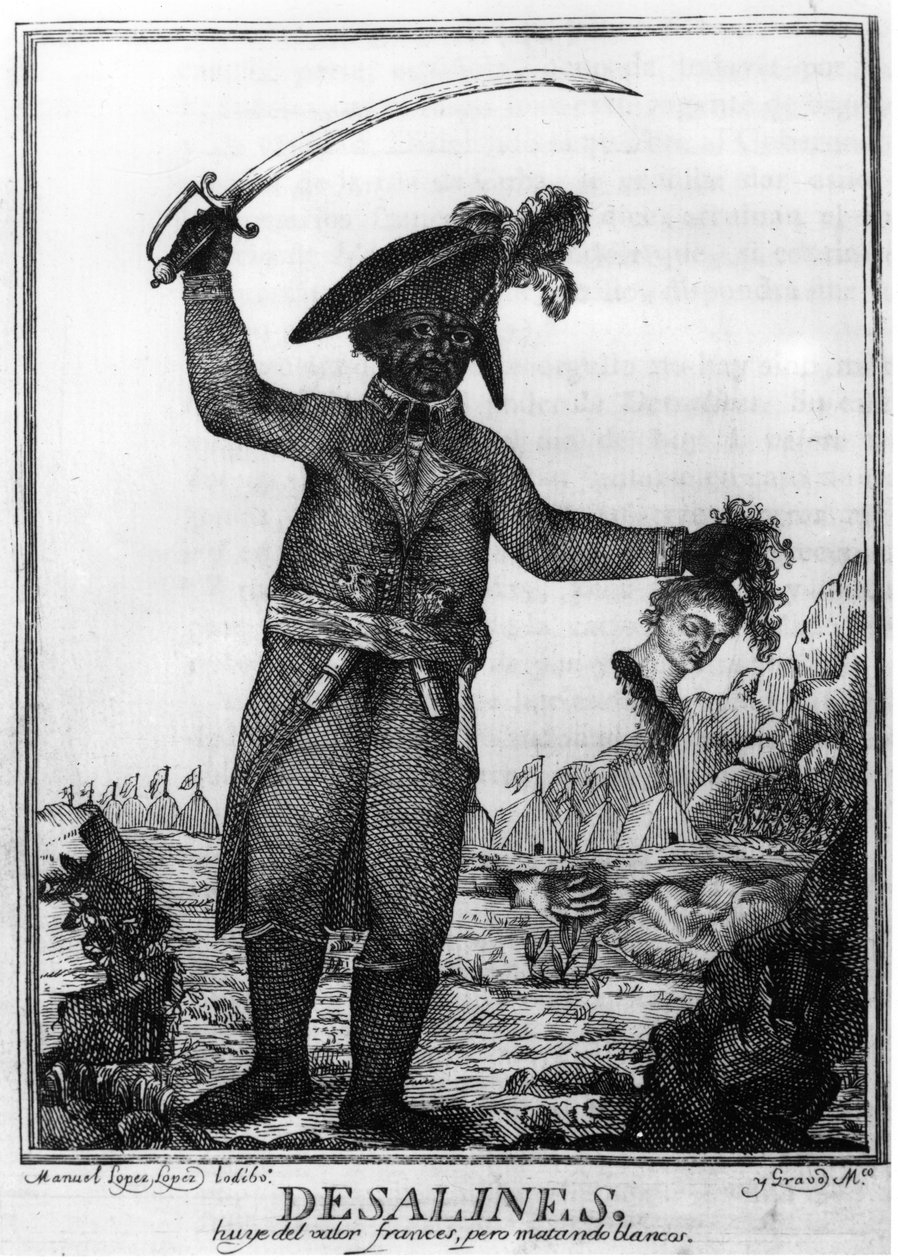 Jean Jacques Dessalines, vůdce haitské revoluce, 1806. od Manuel Lopez