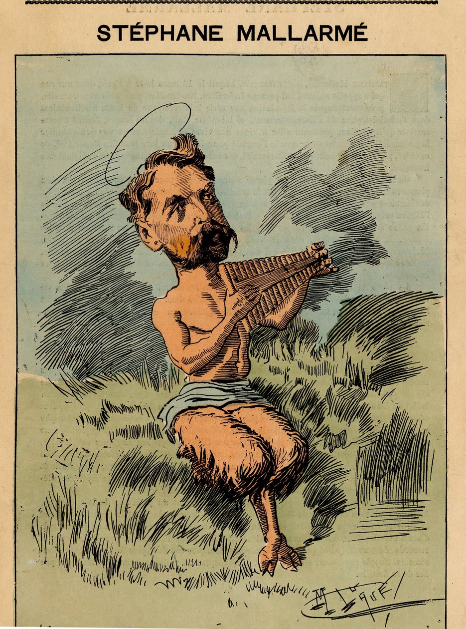 Obálka dnešních mužů, číslo 296, ilustrace Manuel Luque (1854-1919): Fauna, Stephane Mallarme (1842-1898) od Manuel Luque