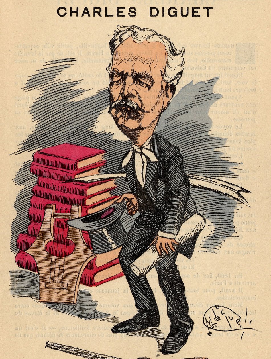 Obálka The Men of Today, číslo 393, ilustrace Manuel Luque (1854-1919): Literatura, Lyra - Diget Charles (1836-1909) od Manuel Luque