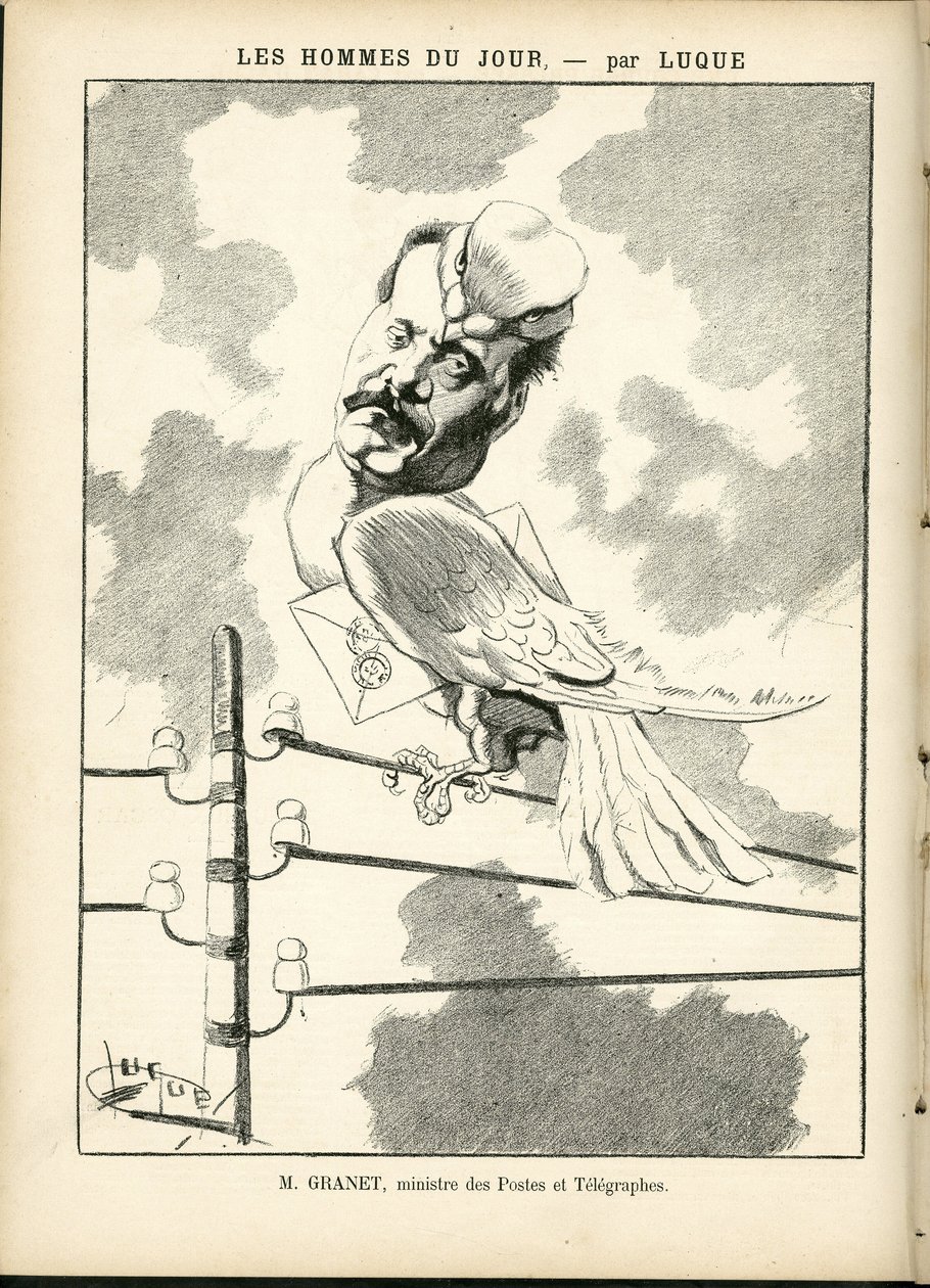 Ilustrace Manuel Luque (1854-1919) v La Caricature (1880) od Manuel Luque