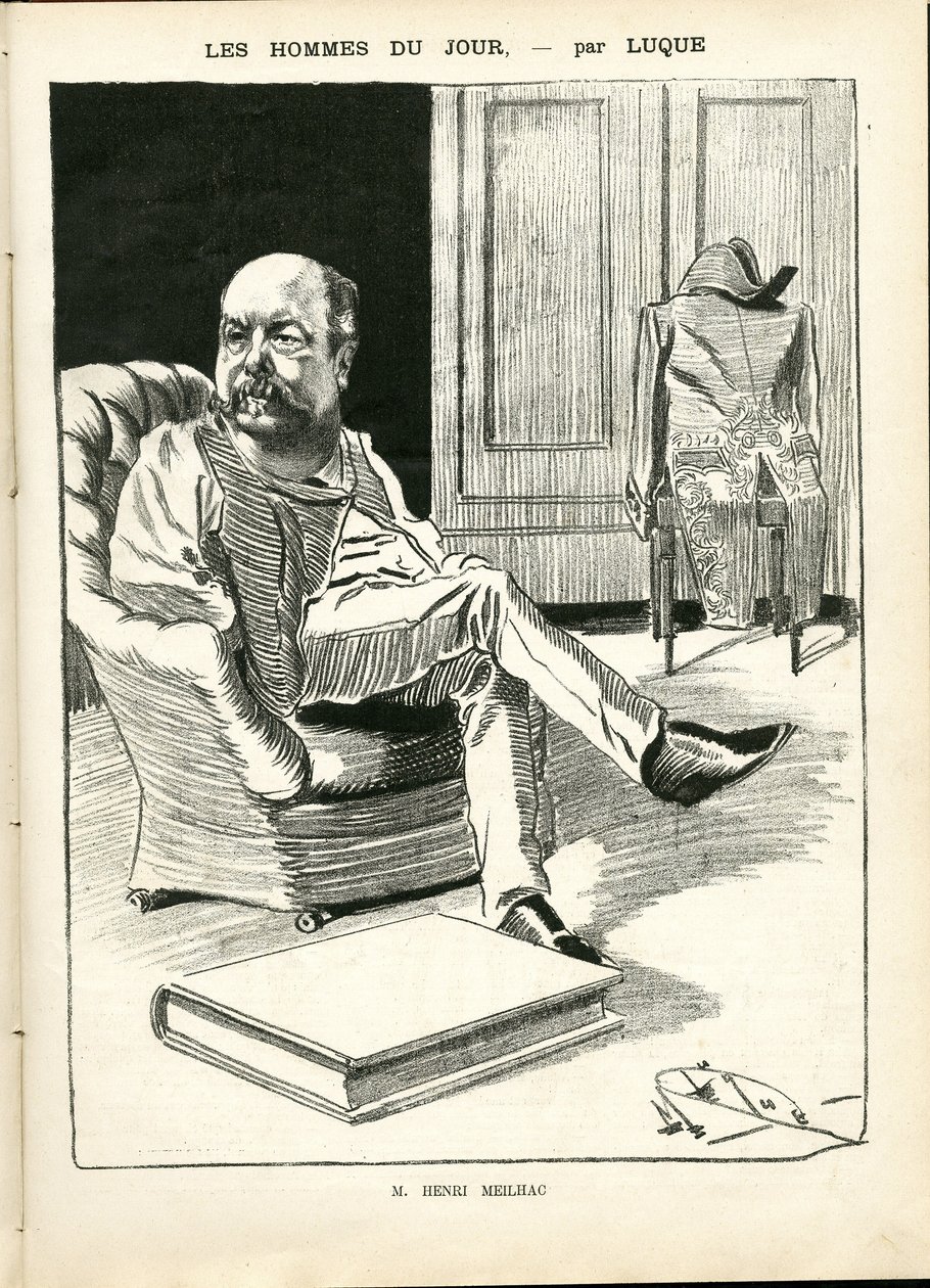 Ilustrace Manuel Luque (1854-1919) v La Caricature (1880) od Manuel Luque