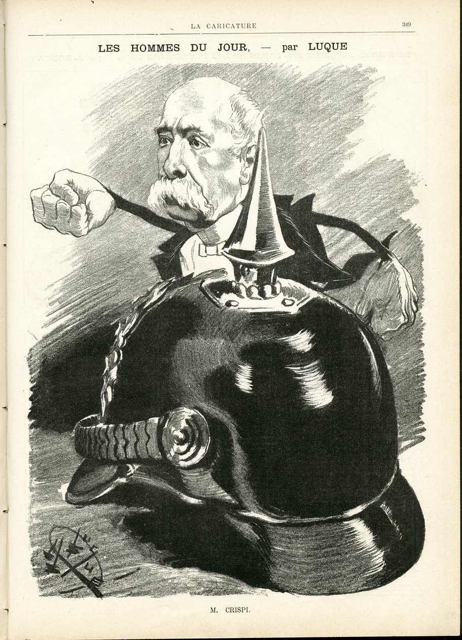Ilustrace Manuela Luqueho (1854-1919) v La Caricature (1880) od Manuel Luque