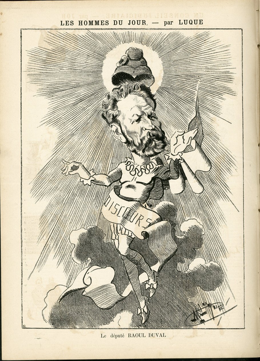 Ilustrace Manuela Luqueho (1854-1919) v La Caricature (1880) od Manuel Luque