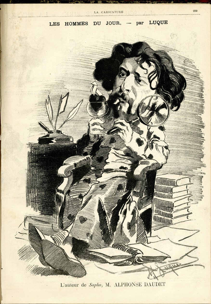 Ilustrace Manuela Luquea (1854-1919) pro obálku karikatury (1880) od Manuel Luque