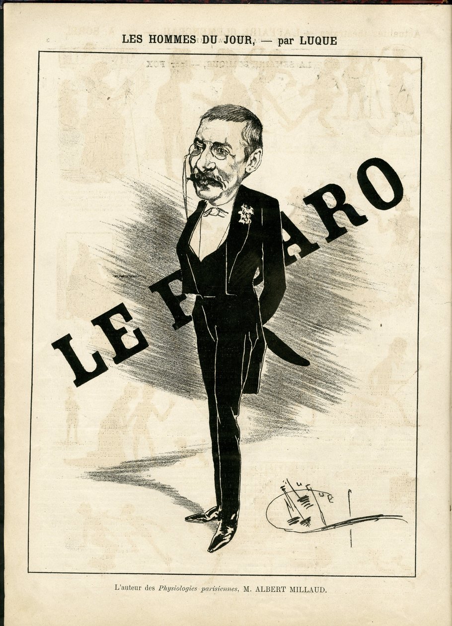 Ilustrace Manuel Luque (1854-1919) v La Caricature (1880) od Manuel Luque