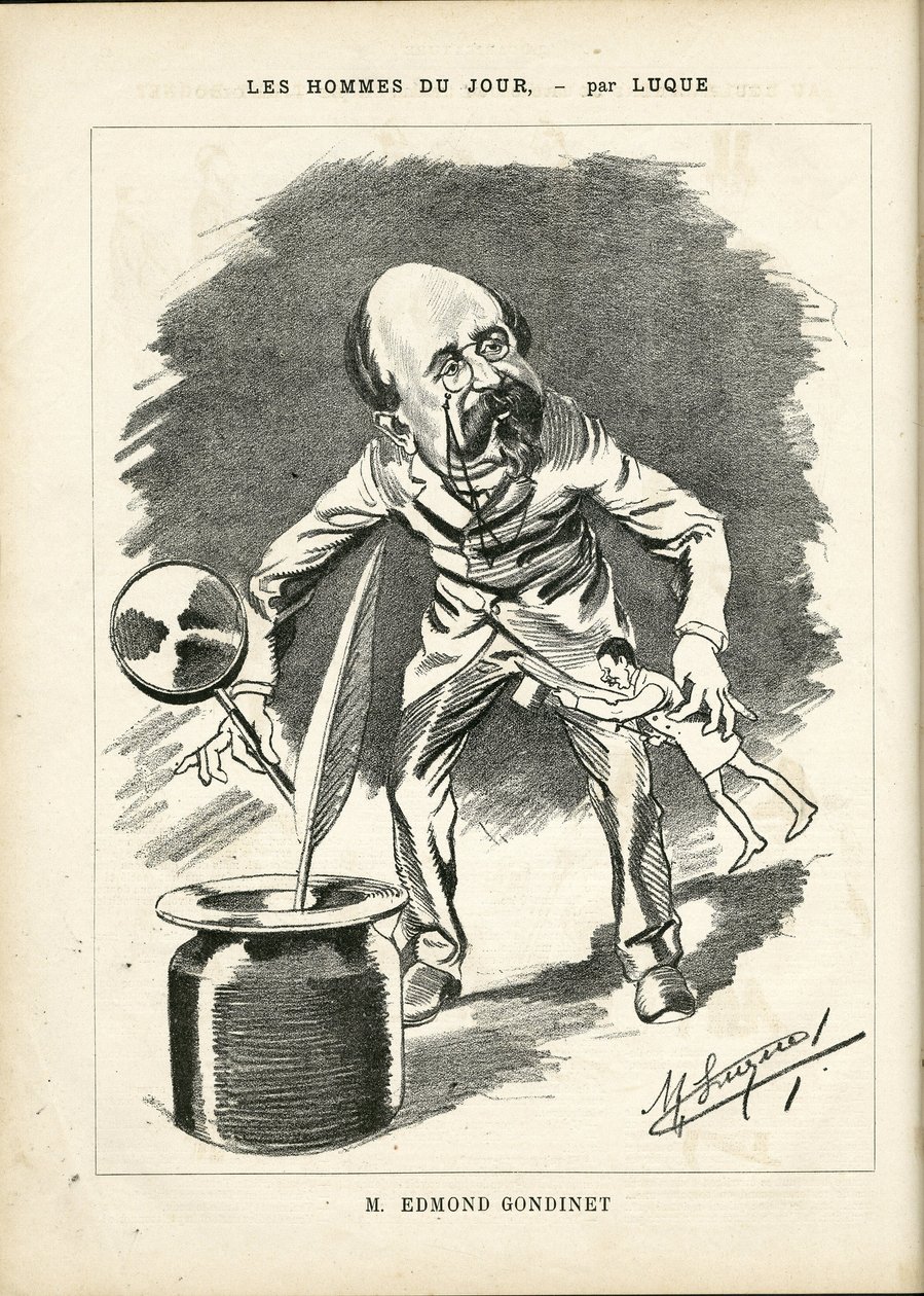 Ilustrace Manuel Luque (1854-1919) v La Caricature (1880) od Manuel Luque