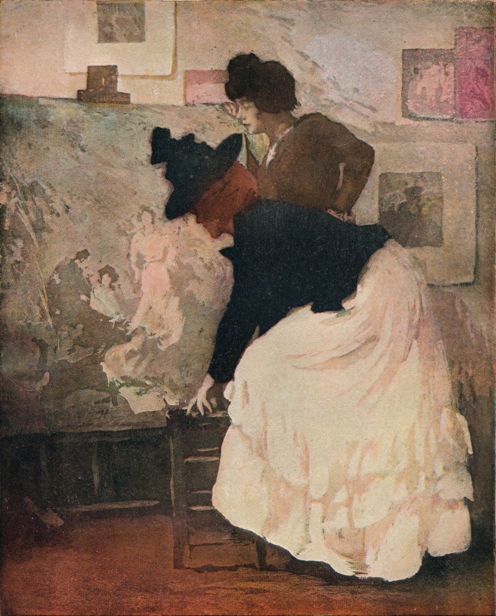 Kritici, c1902 od Manuel Robbe