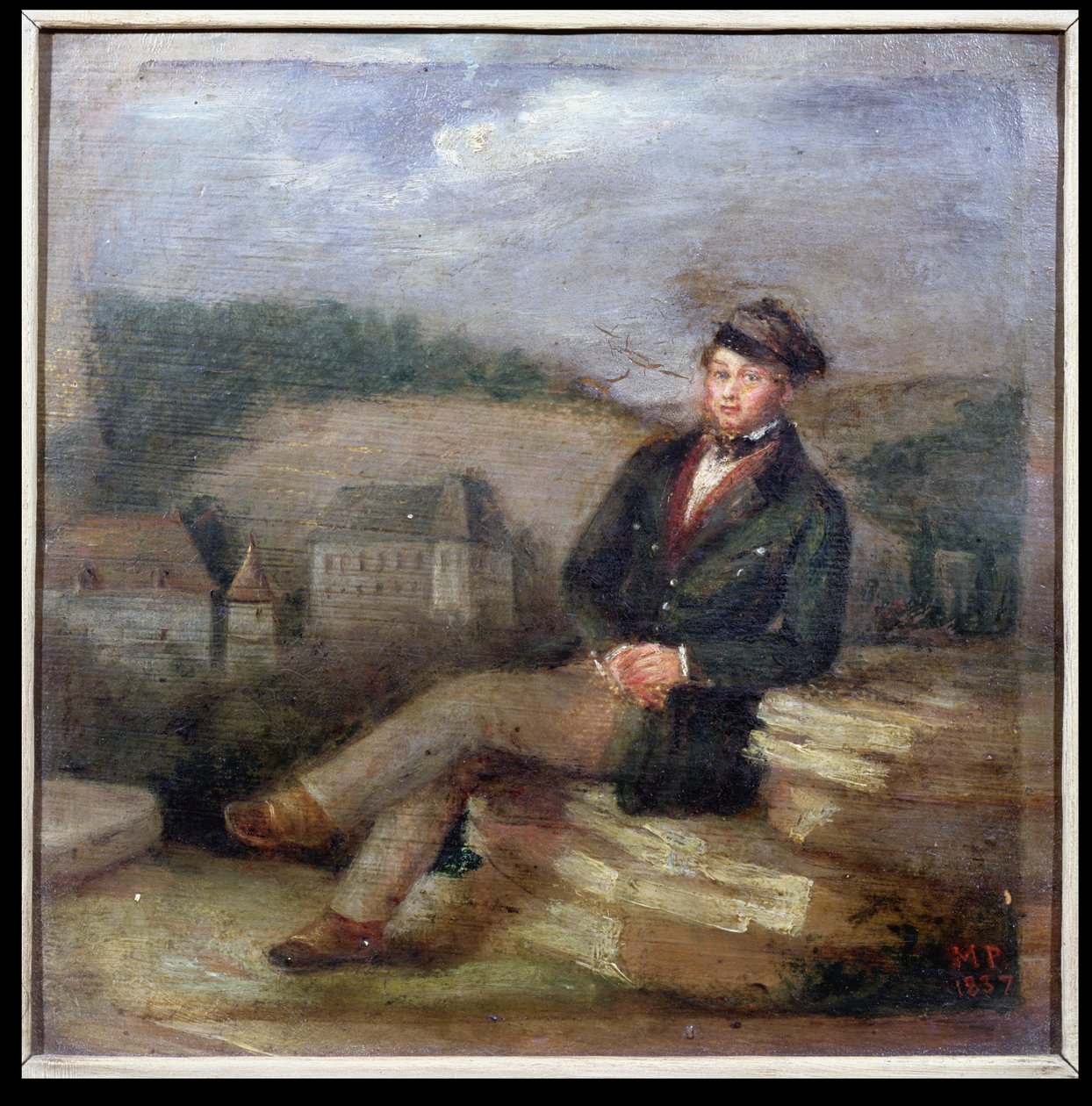 Portrét Prospera Merimee (1803-70) pracujícího jako inspektor historických památek, 1837 od Marc Paumier