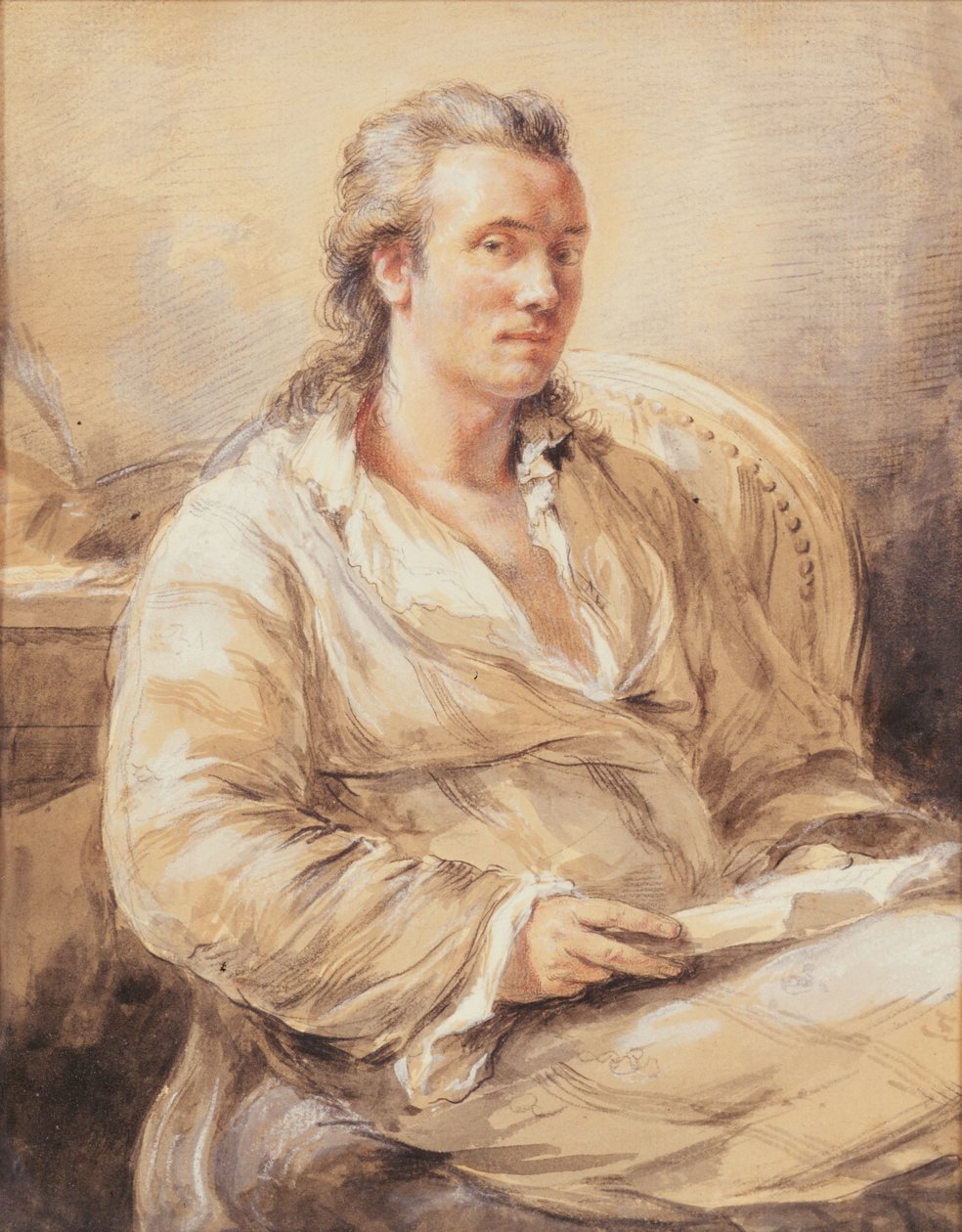 Autoportrét od Marc Theodore Bourrit