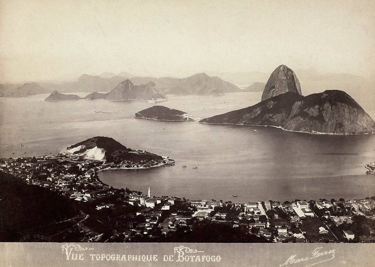 Pohled na Botafogo, Brazílie od Marc Ferrez