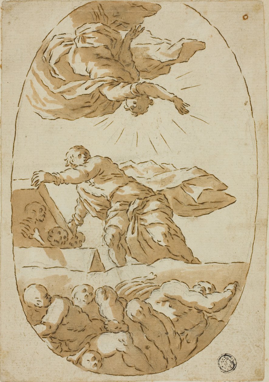 Vzkříšení mrtvých od Marcantonio Bassetti